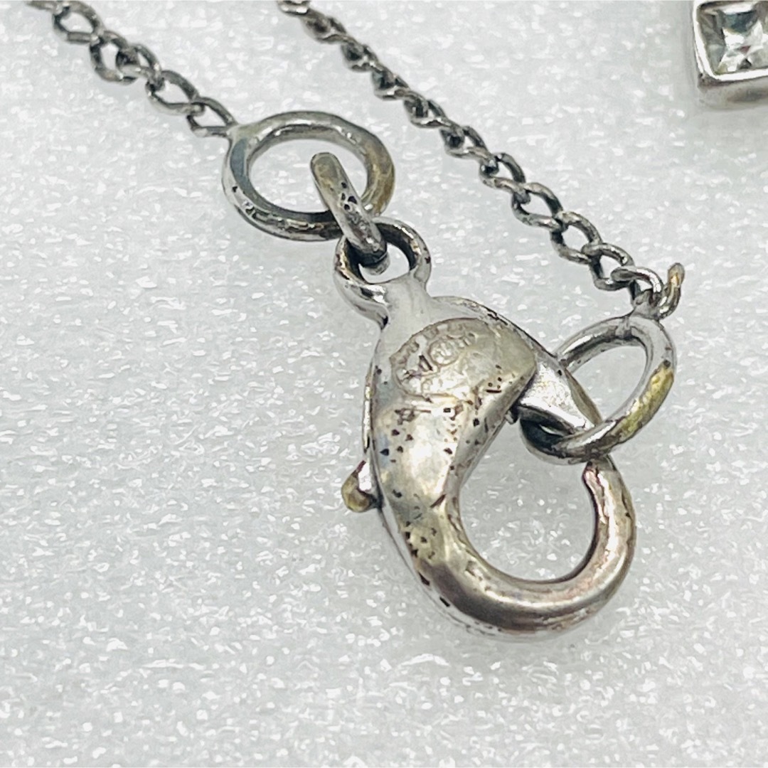 CHANEL シャネル ネックレス ココマーク シルバー ラインストーン CL