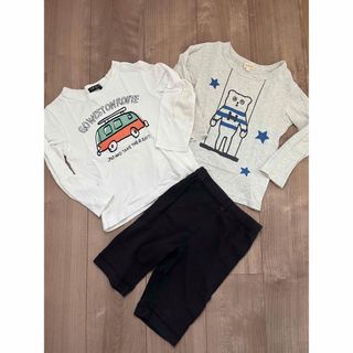 ハッシュアッシュ(HusHush)の美品　LB CLUB&hushush サイズ110 長袖Tシャツ　&パンツ(Tシャツ/カットソー)