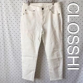 シマムラ(しまむら)のCLOSSHIクロッシーホワイトストレッチパンツ(デニム/ジーンズ)