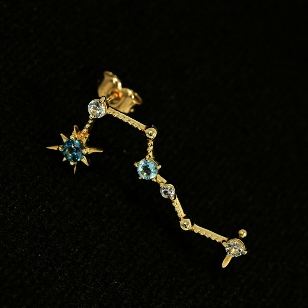 STAR JEWELRY(スタージュエリー)のスタージュエリー CONSTELLATION ブルートパーズ ピアス レディースのアクセサリー(ピアス)の商品写真