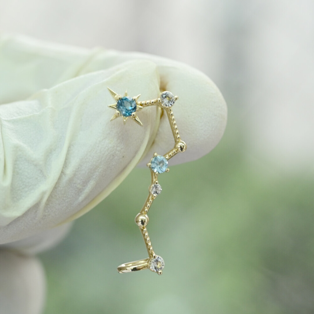 STAR JEWELRY(スタージュエリー)のスタージュエリー CONSTELLATION ブルートパーズ ピアス レディースのアクセサリー(ピアス)の商品写真