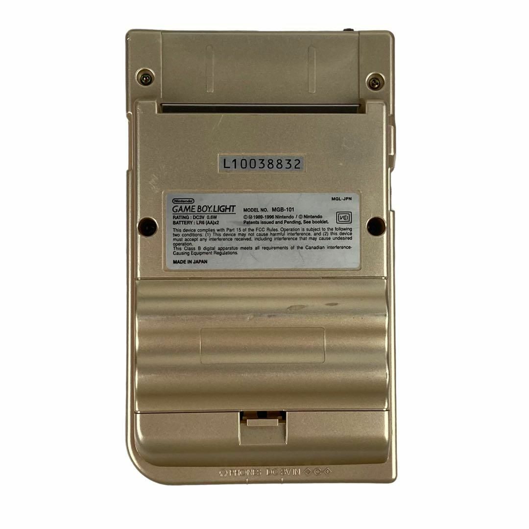 【希少品】Nintendo GB ゲームボーイライト ゴールド LIGHT
