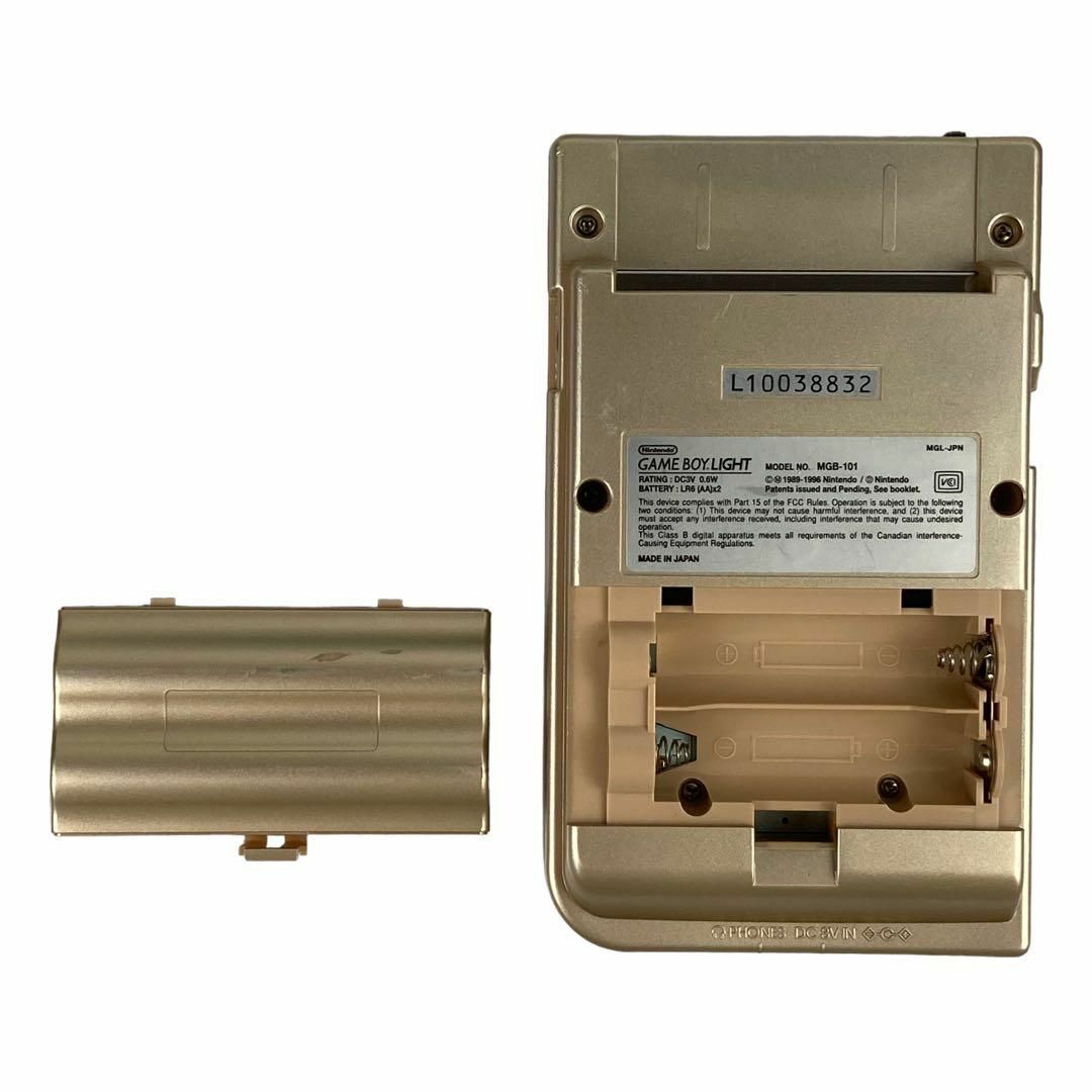 【希少品】Nintendo GB ゲームボーイライト ゴールド LIGHT