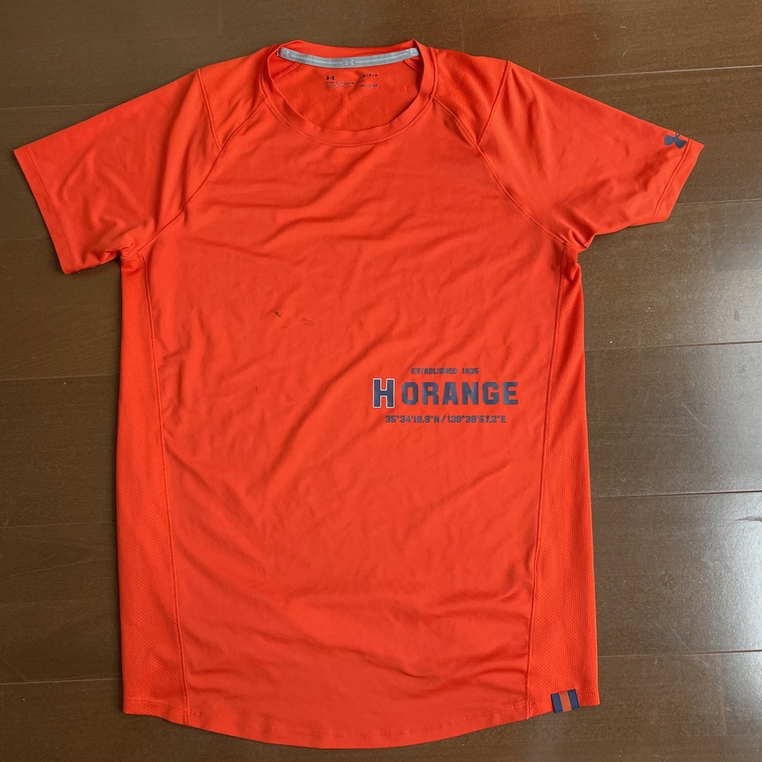 UA法政大学“ORANGE“ベンチレーショントレーニングシャツ オレンジLG