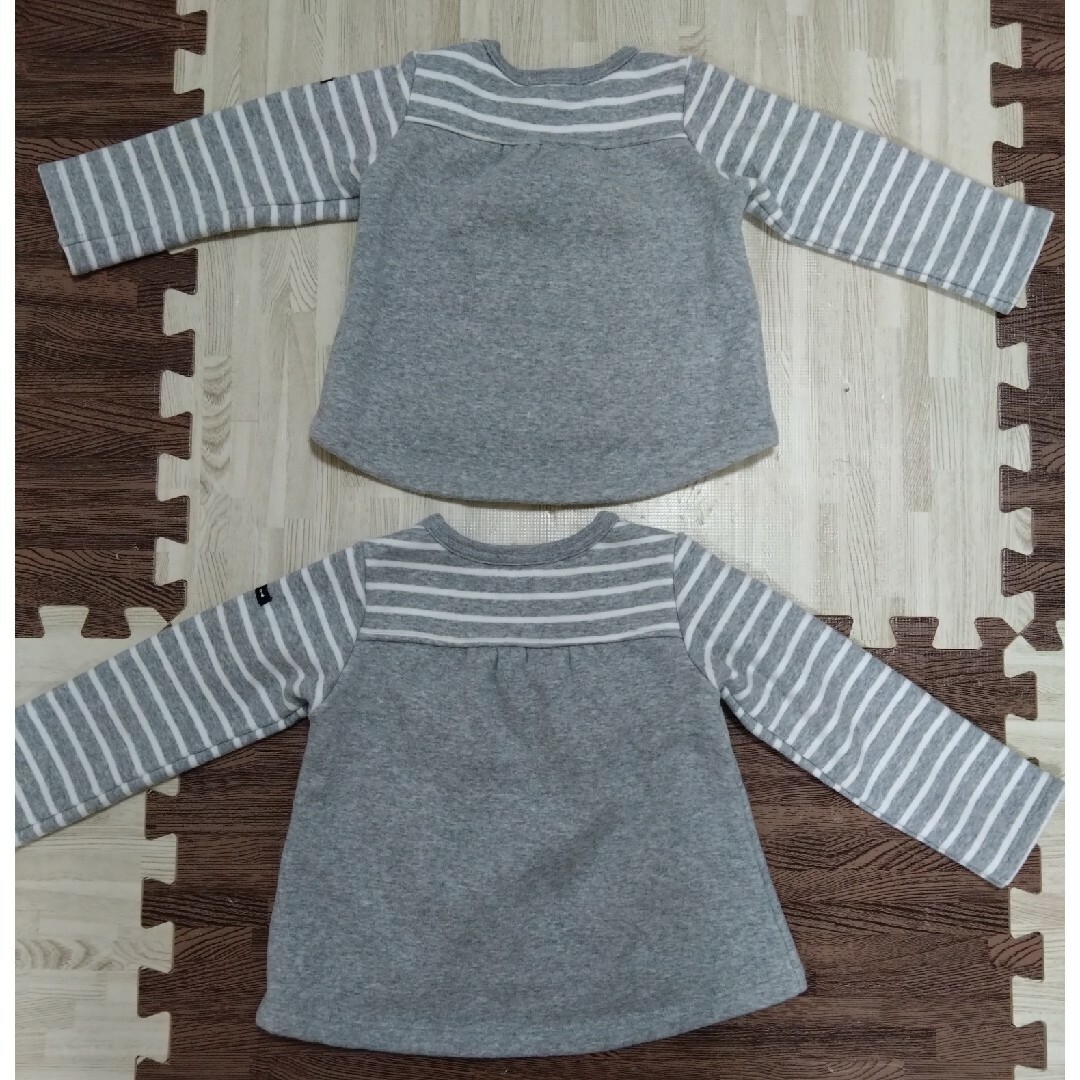 90cm、100cm　姉妹お揃いコーデ キッズ/ベビー/マタニティのキッズ服女の子用(90cm~)(Tシャツ/カットソー)の商品写真