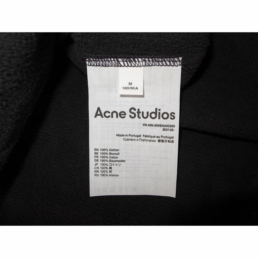 acne studios fin stamp logo ロゴ スウェット M