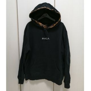 RVCA ルーカ メンズ 無地 バイカラー プルオーバーパーカー L