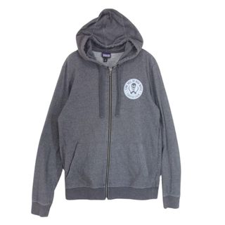 パタゴニア(patagonia)のpatagonia パタゴニア 15AW 39413 15年製 Torpedo Crew Lightweight Full-Zip Hooded Sweatshirt ライトウェイト フルジップ フーデッド スウェット パーカー グレー系 S【中古】(パーカー)