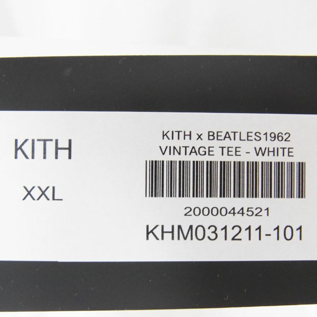 キス KITH KHM031211-101 × The Beatles ビートルズ 1962 Vintage Tee