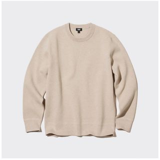 ユニクロ(UNIQLO)のUNIQLO ウォッシャブルストレッチミラノリブクルーネックセーター(ニット/セーター)