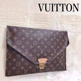 ヴィトン(LOUIS VUITTON) モノグラム クラッチ(レディース)(ブラウン