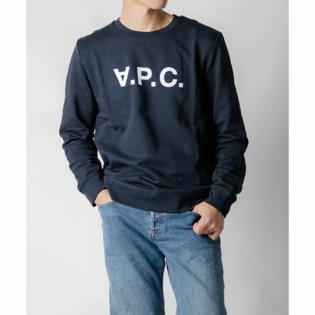 A.P.C - APC VPC SWEAT ロゴ スウェット navy sizeLの通販 by YK ...