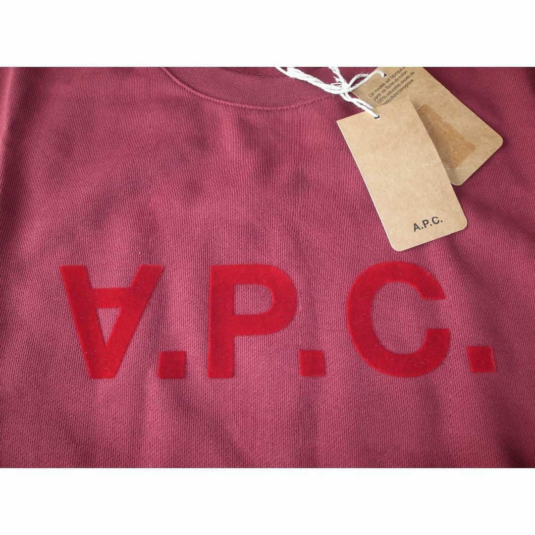 A.P.C(アーペーセー)のAPC VPC SWEAT ロゴ スウェット bordeaux ボルドー S メンズのトップス(スウェット)の商品写真