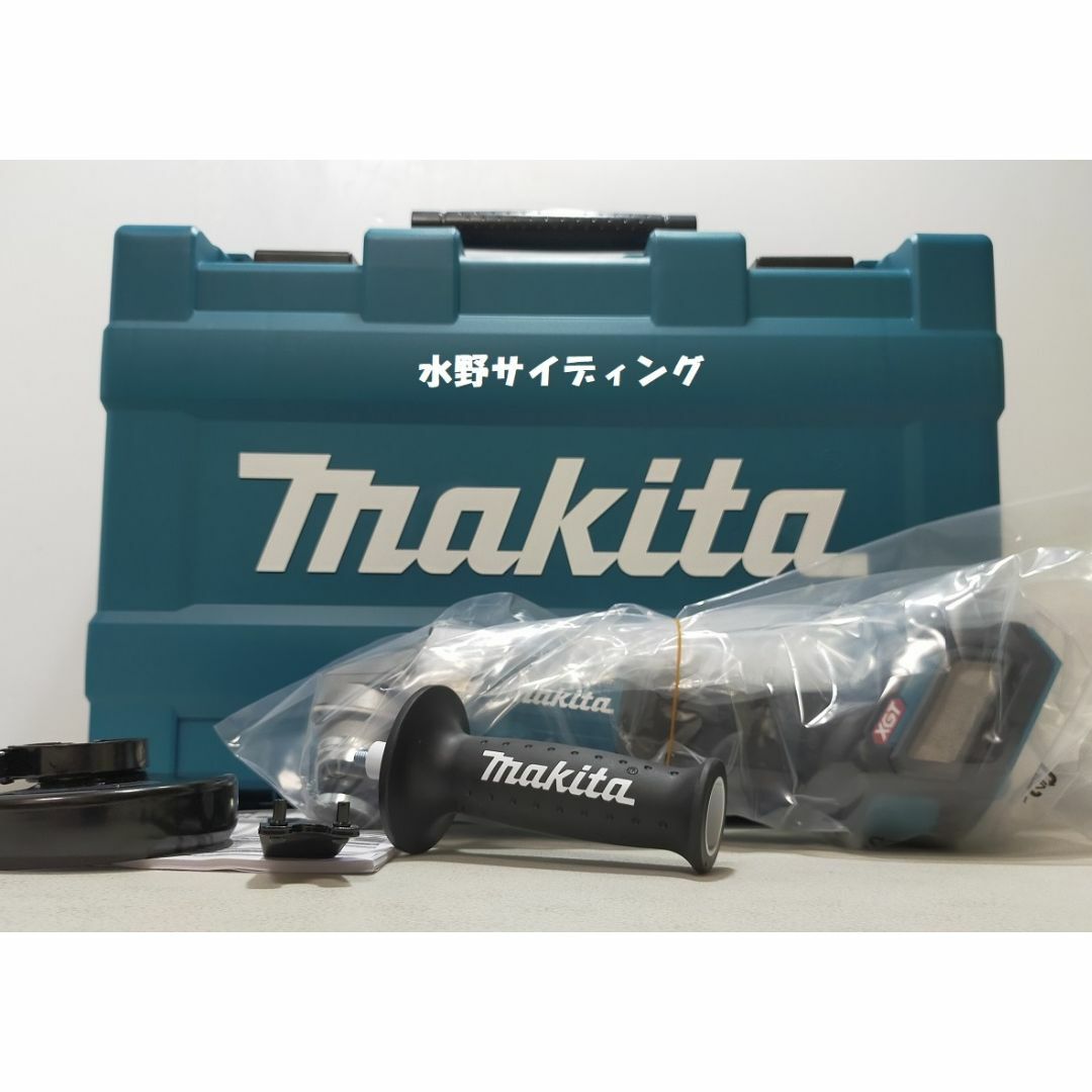 未使用品本体+ケース マキタ 40V 100mm ディスクグラインダ GA019GZ