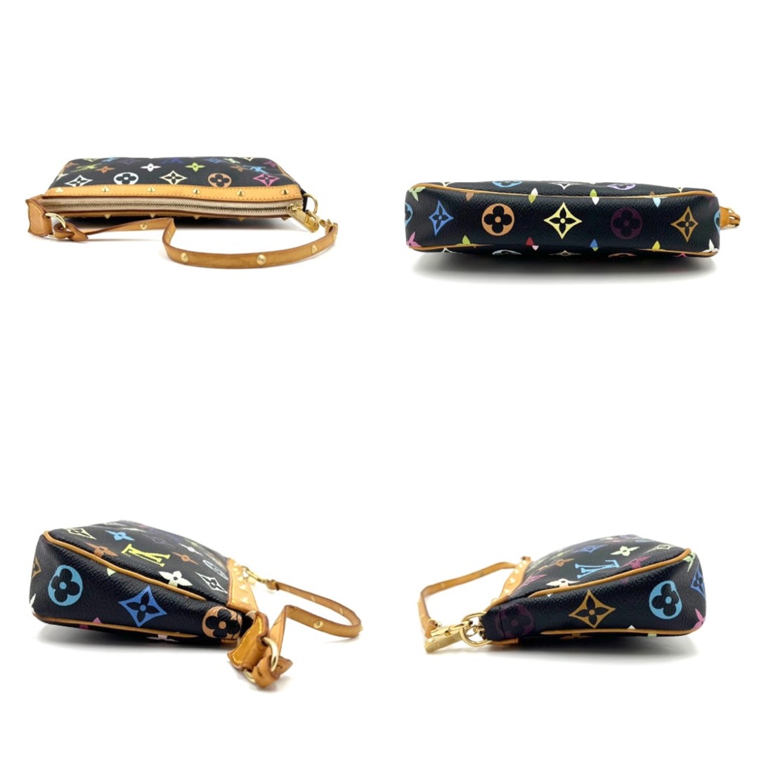 【限定価格】LOUIS VUITTON ルイヴィトン ハンドバッグ ポシェットアクセソワール モノグラムマルチカラー アクセサリーポーチ ブラック 黒 かばん 鞄 M92648    ノワール マルチカラー ゴールド金具 レディース 定番【品】