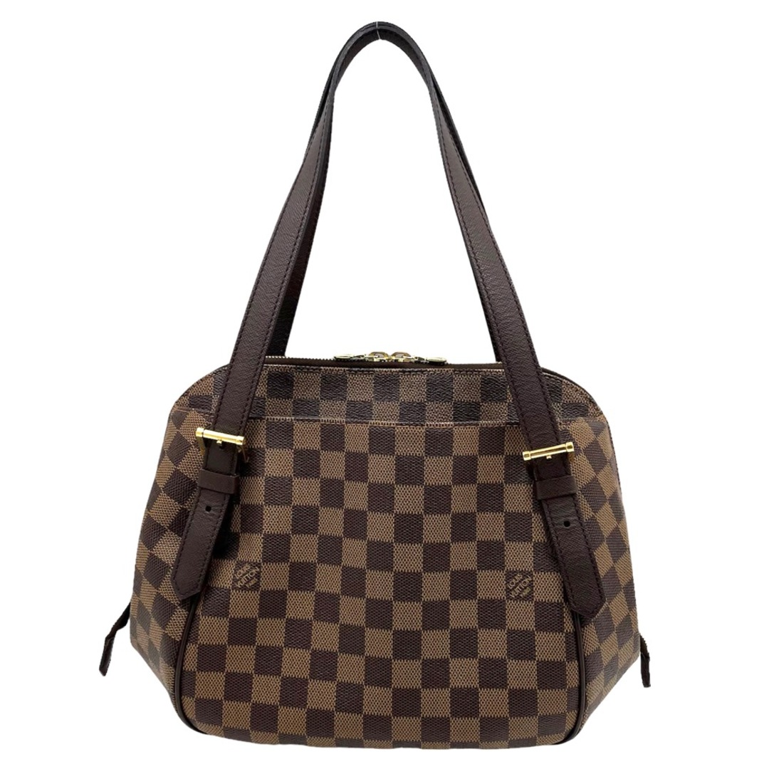 LOUIS VUITTON ルイヴィトン ショルダーバッグ ダミエ べレムMM トートバッグ 肩掛け かばん 鞄 N51174    ブラウン 茶 ゴールド金具 レディース 定番【品】