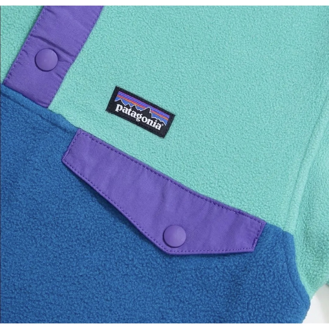 【美品】Patagonia (パタゴニア)フリース、LWシンチラ スナップ T