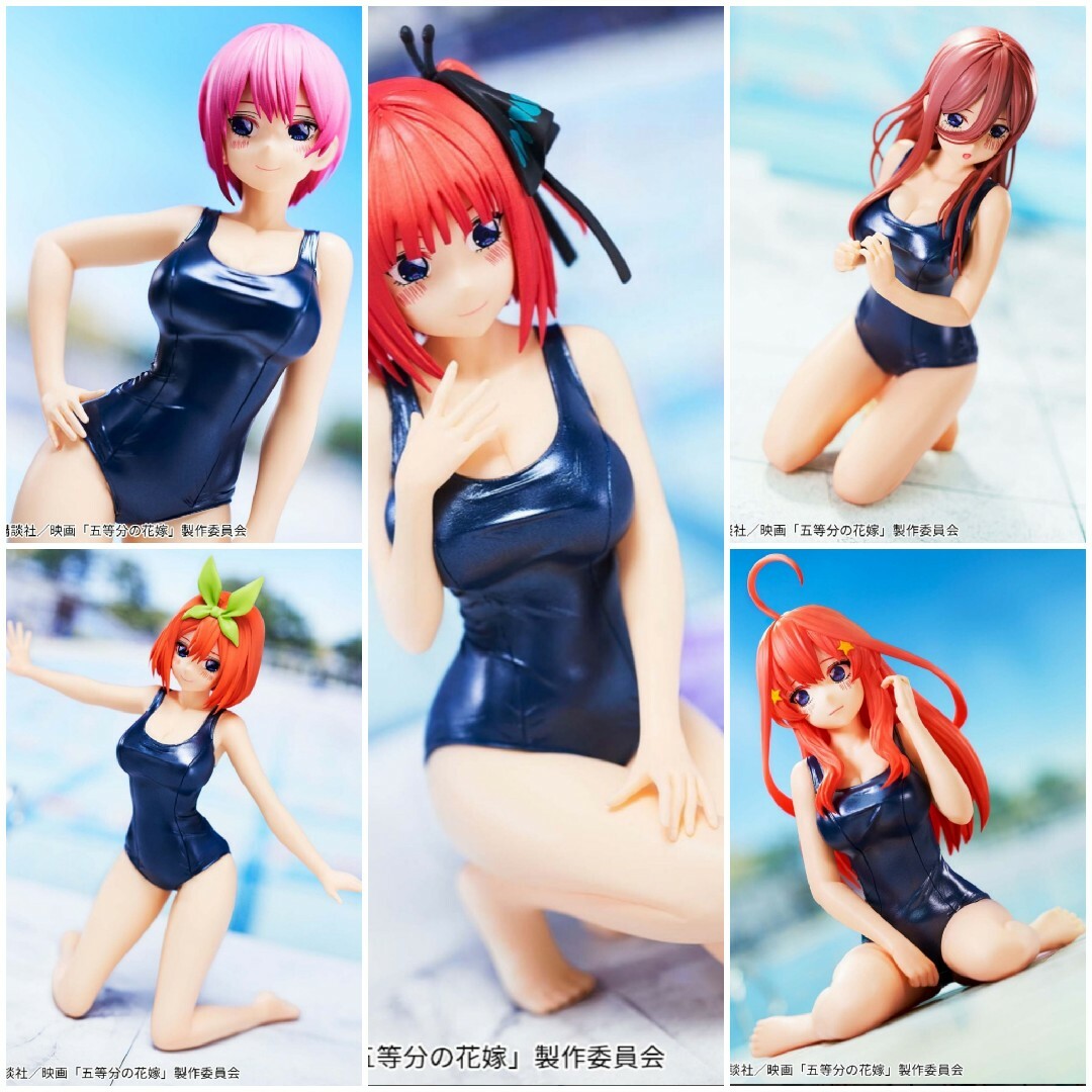 五等分の花嫁6点セット☆Celestial viviフィギュア マルチクロスなど-