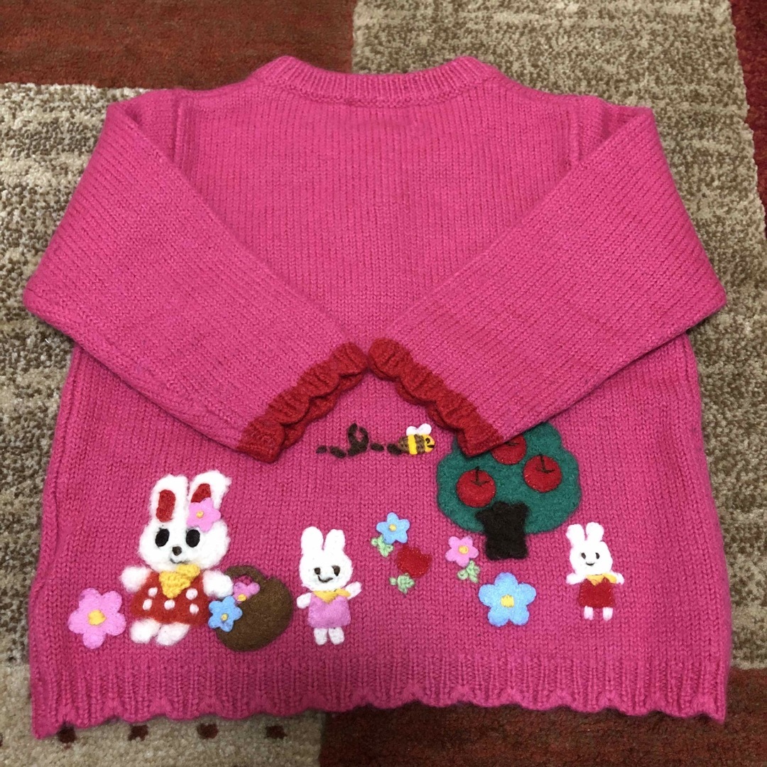 ミキハウス うさこちゃん セーター 80
