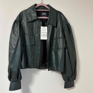 ザラ(ZARA)のZARA   レザージャケット　新品未使用(ライダースジャケット)