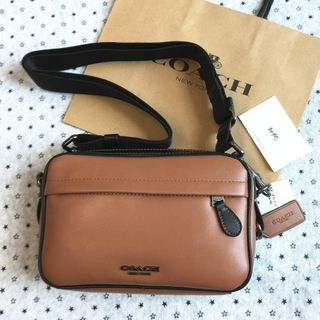 コーチ／COACH バッグ ショルダーバッグ 鞄 メンズ 男性 男性用レザー 革 本革 ブラック 黒  70386 HARRISON LEATHER MEDIUM MESSENGER ハリソンレザーミディアムメッセンジャー メッセンジャーバッグ