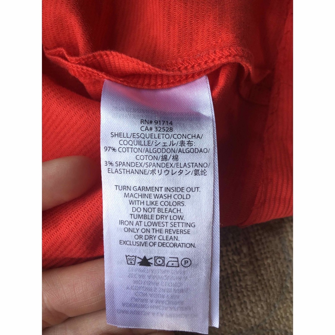 ARMANI EXCHANGE - ARMANI EXCHANGE コットンミニスカート 赤の通販 by