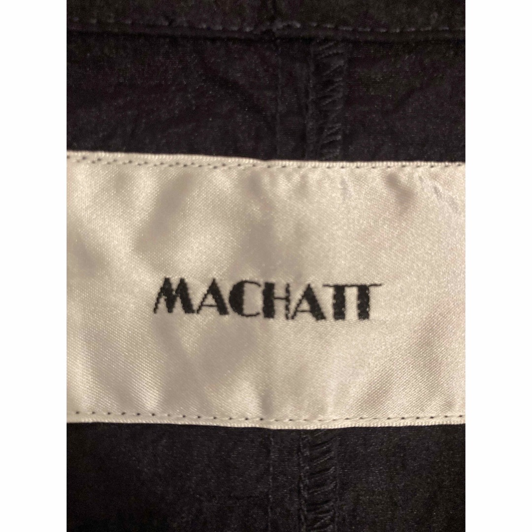 machatt マチャット　ナイロンアノラックパーカー　ネイビー