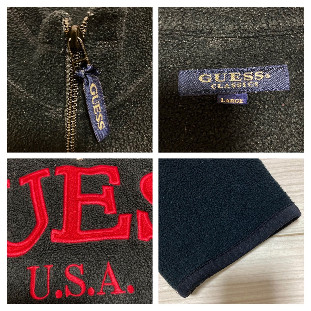 GUESS(ゲス)の90s Vintage■GUESS ゲス■ハーフジップ フリース ジャケット L メンズのジャケット/アウター(その他)の商品写真