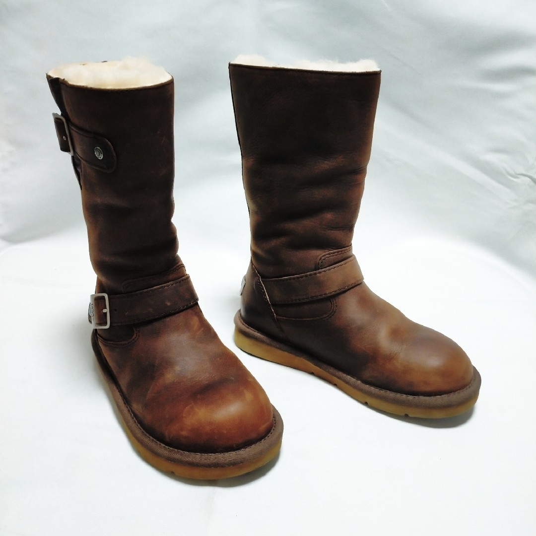 UGG レザーエンジニアブーツ　22cm