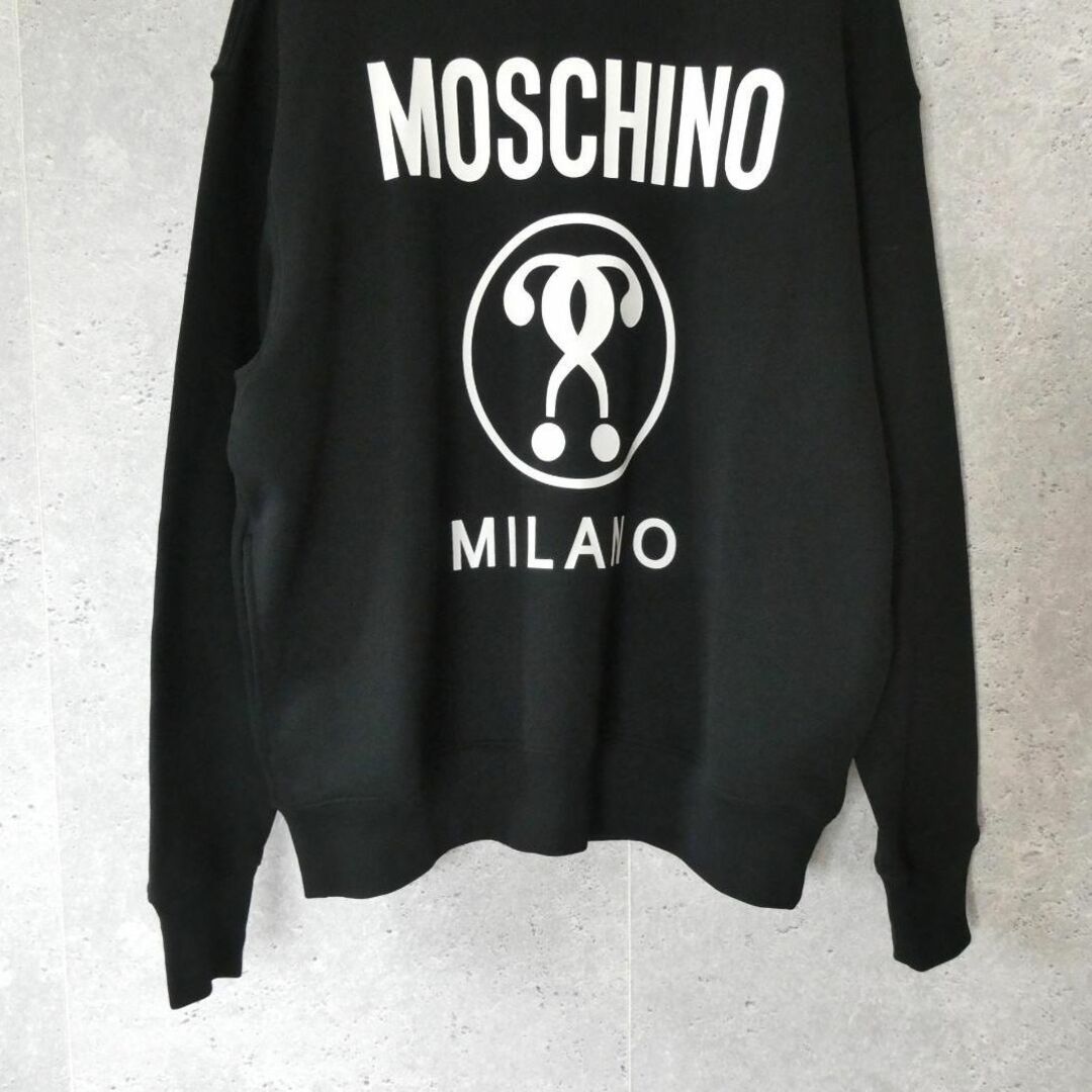 【新品】MOSCHINO  ホワイト スウェット トレーナー