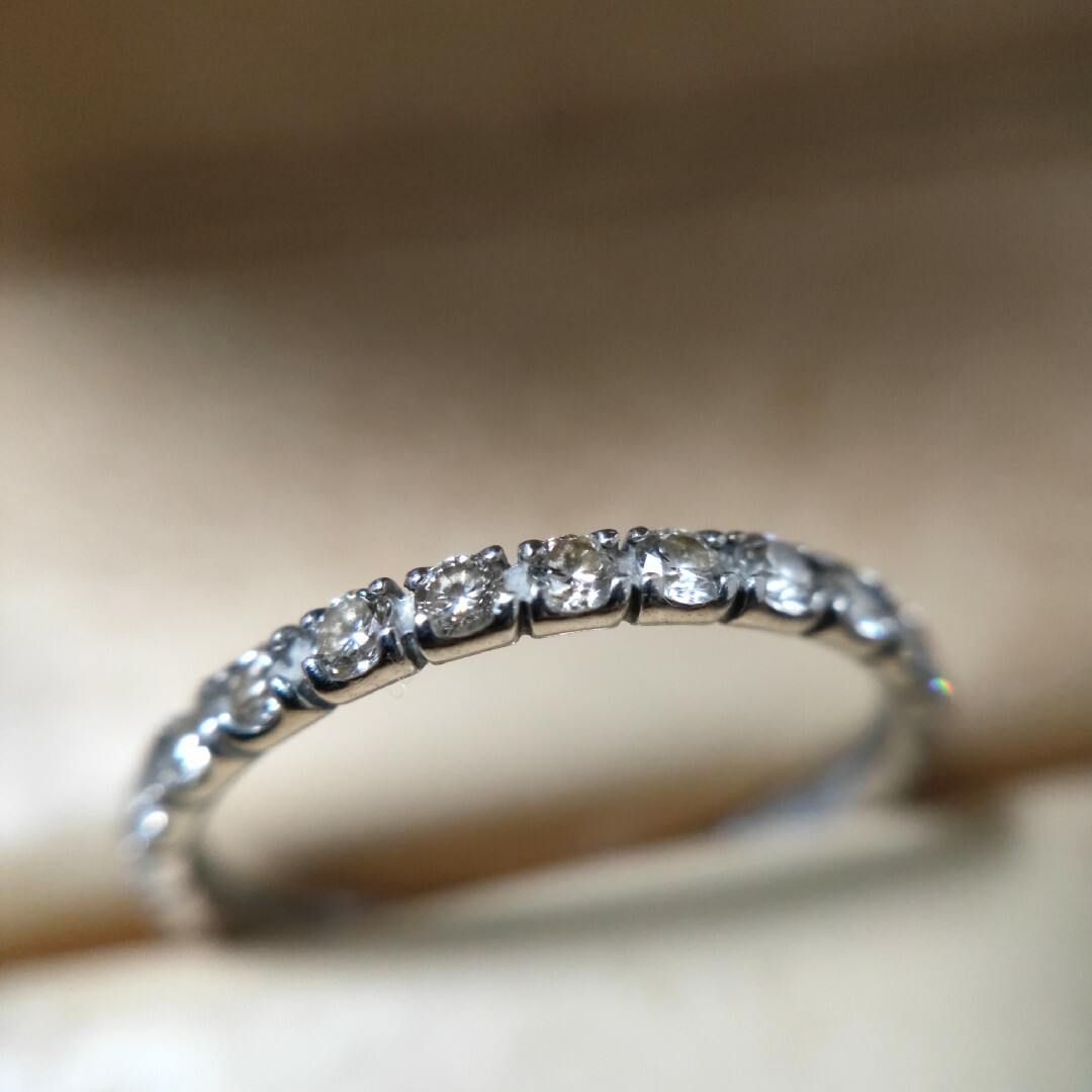 pt900  ダイヤモンド リング  0.30ct  エタニティリング レディースのアクセサリー(リング(指輪))の商品写真