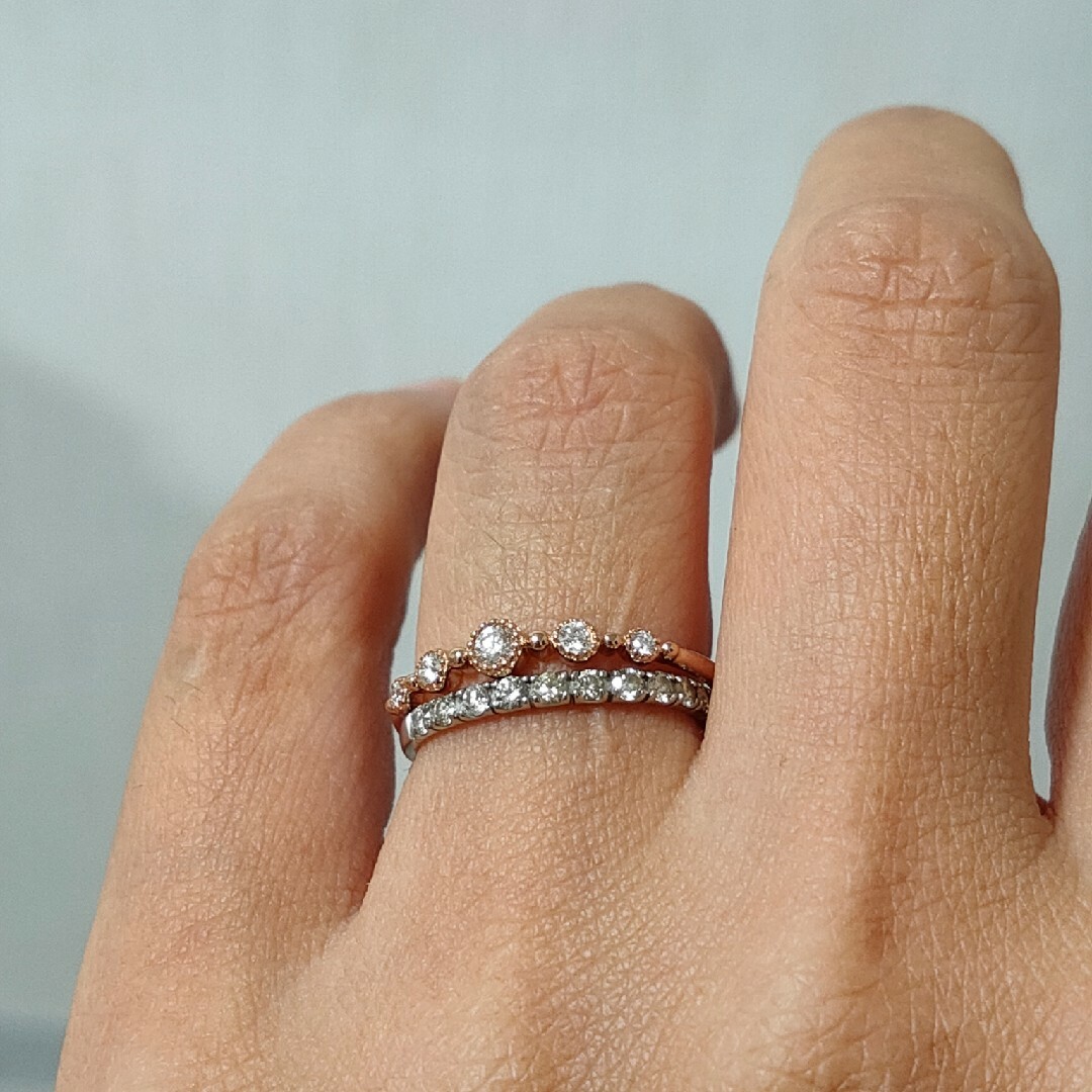 pt900  ダイヤモンド リング  0.30ct  エタニティリング レディースのアクセサリー(リング(指輪))の商品写真