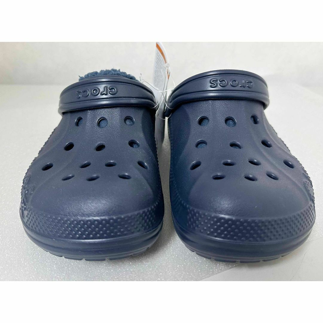 crocs(クロックス)の新品 18.5cm ★ crocs クロックス バヤ ラインド クロッグ ボア付 キッズ/ベビー/マタニティのキッズ靴/シューズ(15cm~)(サンダル)の商品写真