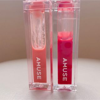 エチュードハウス(ETUDE HOUSE)のAMUSE デューティント　2本セット(口紅)