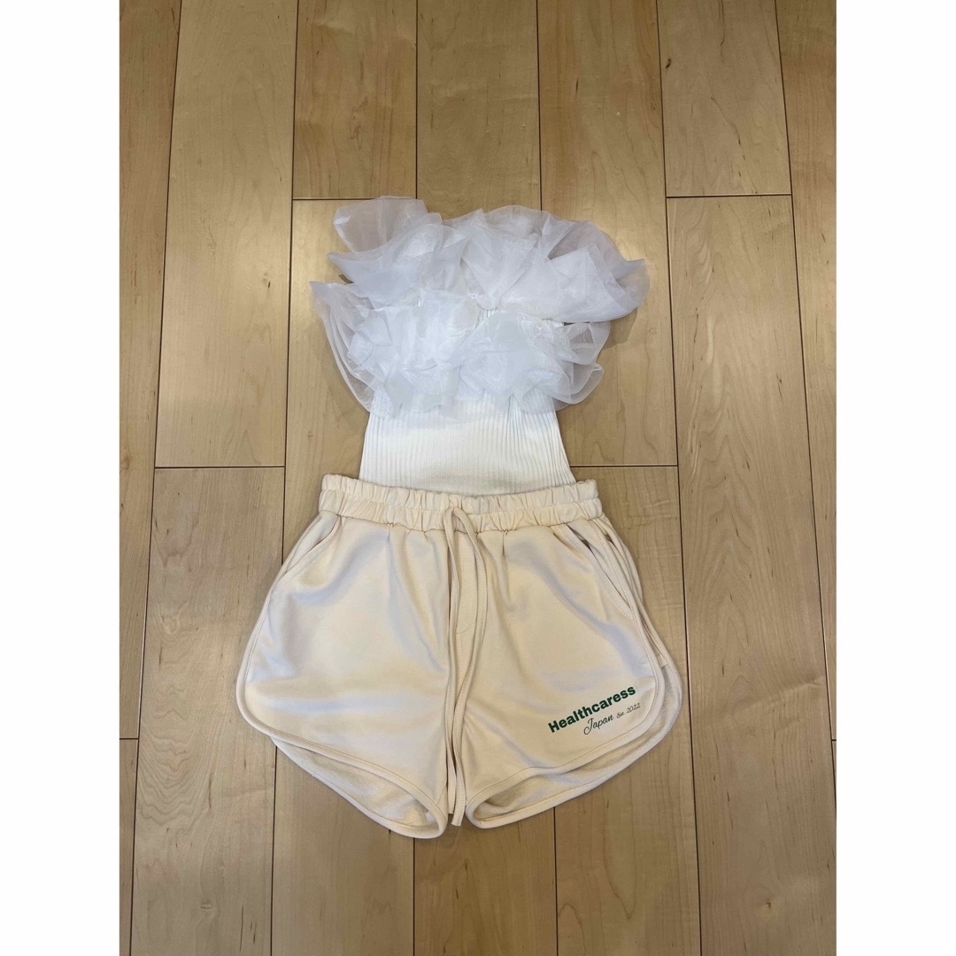 専用 vintage zara frill body suits wh レディースのトップス(ベアトップ/チューブトップ)の商品写真