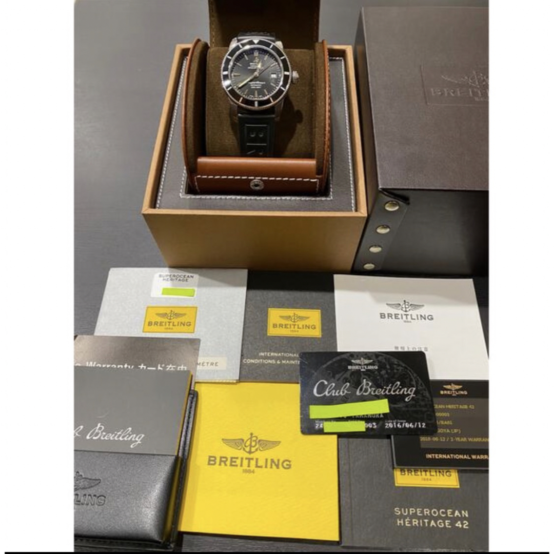 【箱・ギャラあり★】BREITLING
スーパーオーシャンヘリテージA13320　A272Q53OCA　2493*** ステンレススチール 自動巻き 腕時計　2022.5月オーバーホール済　シンプル　上品　かっこいい　人気　メンズ松山久万ノ台店