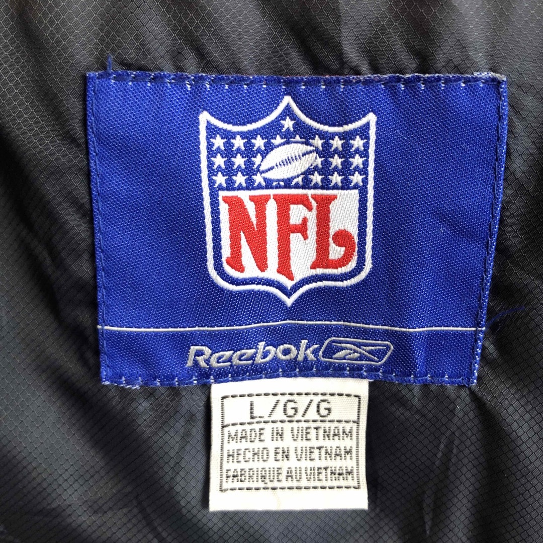 NFL × Reebok  シカゴベアーズ  刺繍　中綿　ジップ ジャケット