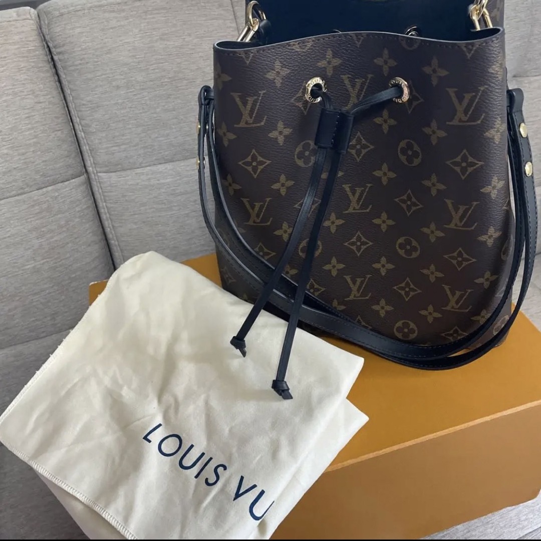 LOUIS VUITTON(ルイヴィトン)の再お値下げ！美品 LOUIS VUITTON ネオノエMM NOIR レディースのバッグ(ショルダーバッグ)の商品写真