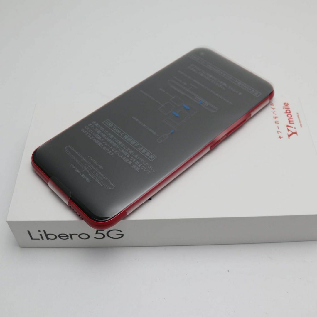 特記事項新品 Y!mobile Libero 5G レッド SIMロック解除済み