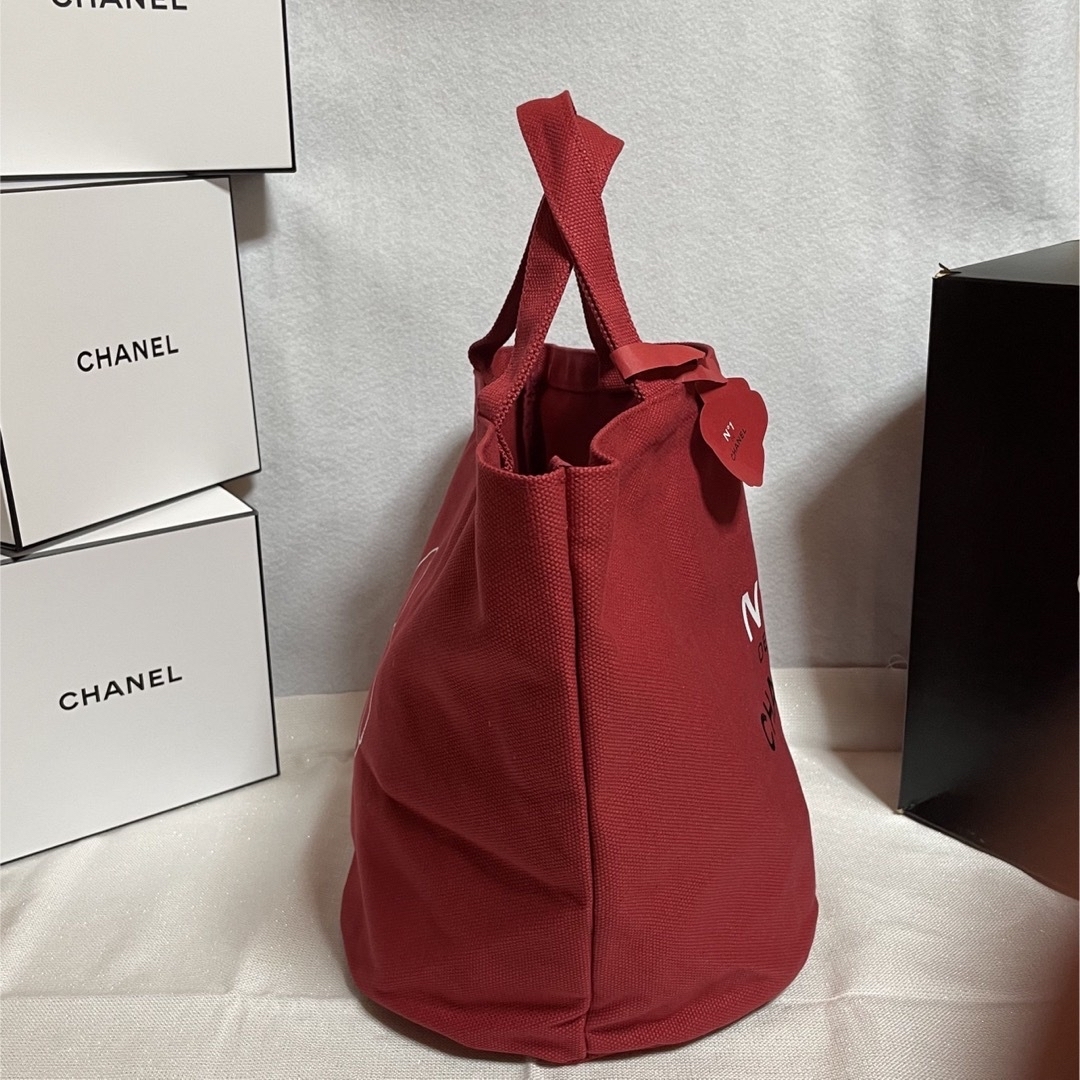 希少！CHANEL N°1 DE CHANEL トートバッグ 赤 1個