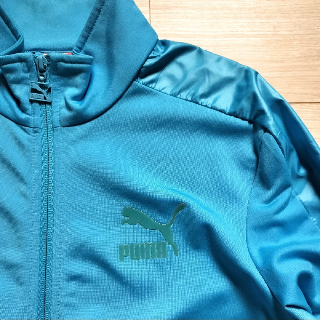 プーマ pumaトラックジャケット メンズ ジャージ 上 M ブルー 水色