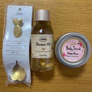 サボン(SABON)のSABON シャワーオイル ボディスクラブ スクラブスプーン(ボディスクラブ)