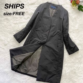 ships アウター　ブラック　free size