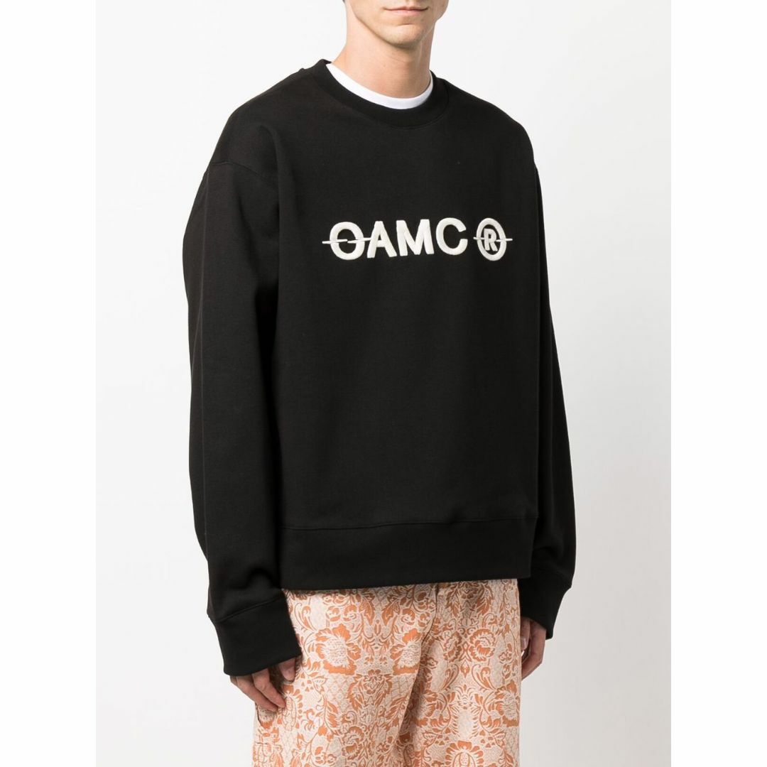 OAMC　オーエーエムシー　クルーネックスウェット　ブラック　SIZE S