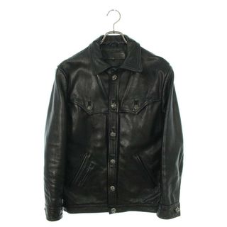 クロムハーツ(Chrome Hearts)のクロムハーツ  CLASSIC JEAN LTHR/レザークラシックジーン 現行型レザージャケット メンズ S(レザージャケット)