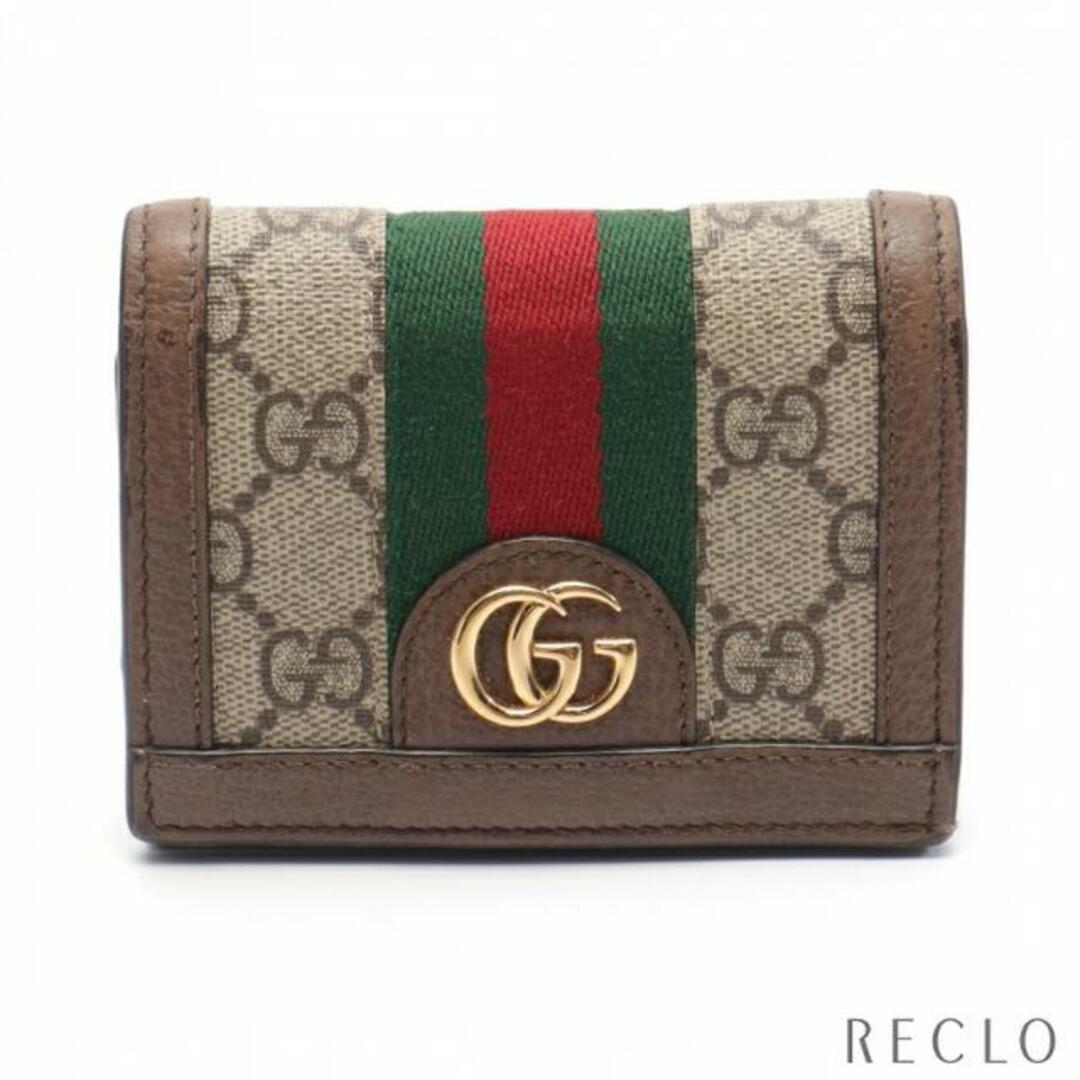 Gucci - オフィディア GGスプリーム シェリーライン 二つ折り財布 PVC