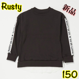 ラスティ(RUSTY)のRusty/フェイクレイヤード長袖Tシャツ(Tシャツ/カットソー)