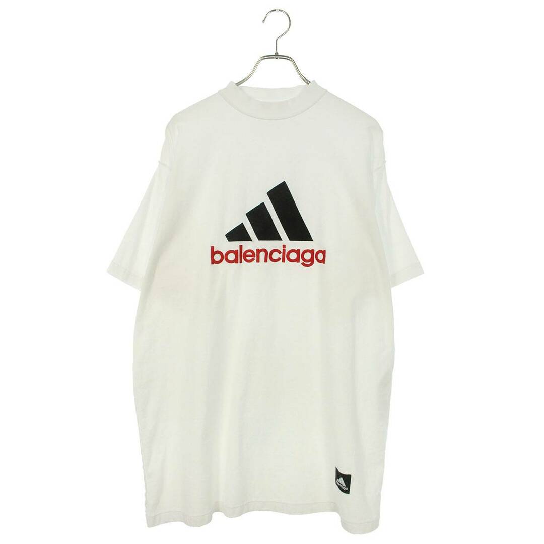 バレンシアガ ×アディダス adidas  23SS  731769 TNVA6 ロゴデザインオーバーサイズTシャツ メンズ 1