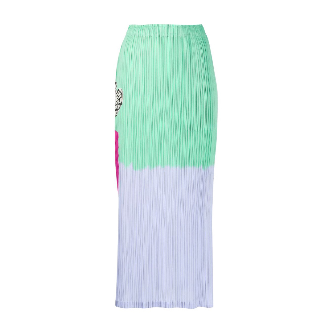 PLEATS PLEASE ISSEY MIYAKE(プリーツプリーズイッセイミヤケ)のPLEATS PLEASE ISSEY MIYAKE FLOWER SKIRT レディースのスカート(ロングスカート)の商品写真