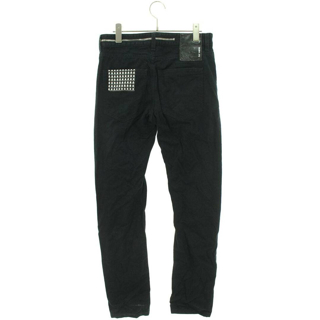 RAF SIMONS(ラフシモンズ)のラフシモンズ  20AW  SLIM FIT DENIM PANTS WIT BIG ZIP 202-310-10130 ジップ装飾スリムフィットデニムパンツ メンズ 28インチ メンズのパンツ(デニム/ジーンズ)の商品写真